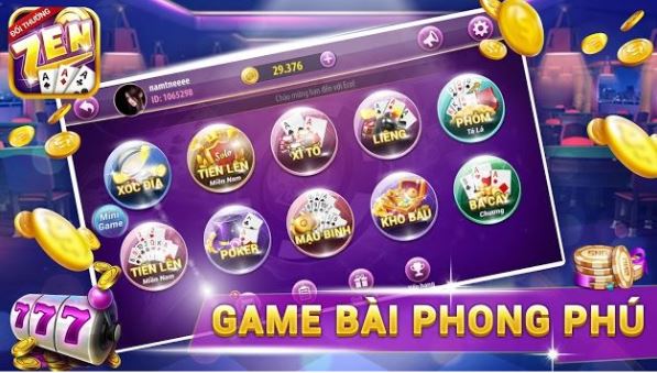 Kho game bài cực khủng tại Lux39