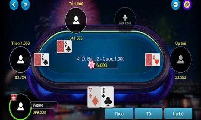 Các thủ thuật đánh Xì tố 5 cây dễ dàng thắng tại top1gamebai